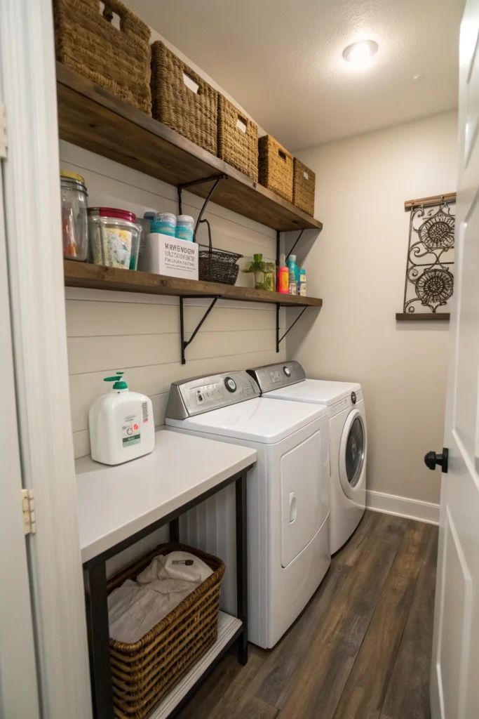 15 Narrow Laundry Room Ideas That Maximize Every Inch 15 df 14