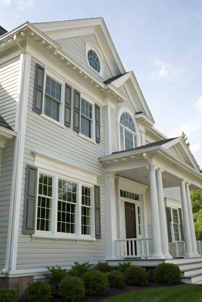 15 Grey House Exterior Color Schemes That Look Modern, Timeless, and Stylish 2 dx 1