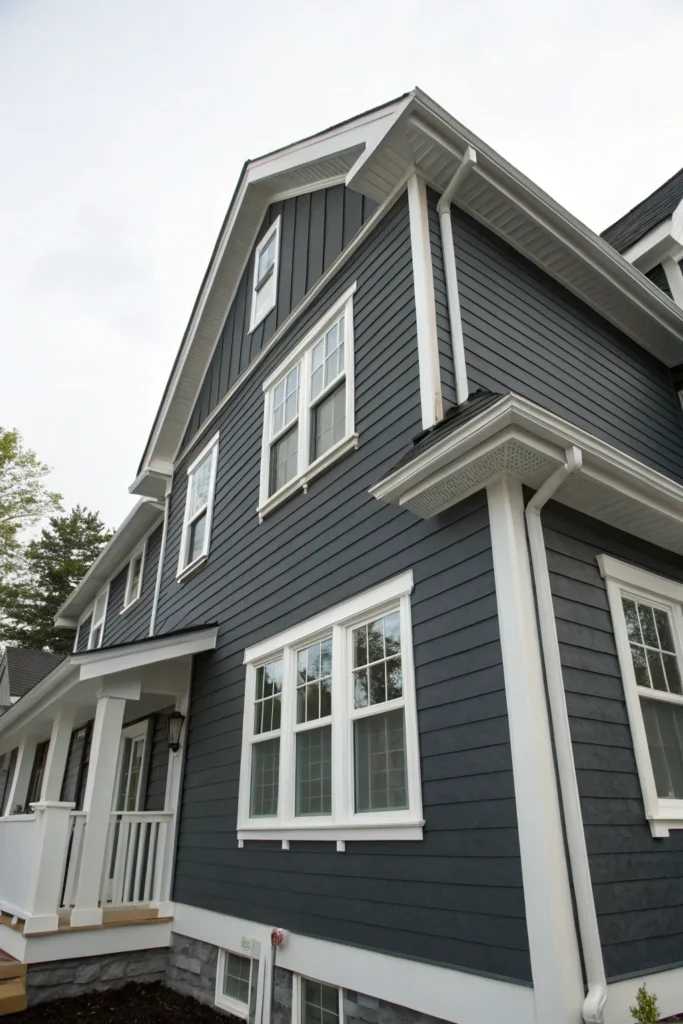 15 Grey House Exterior Color Schemes That Look Modern, Timeless, and Stylish 7 dx 6