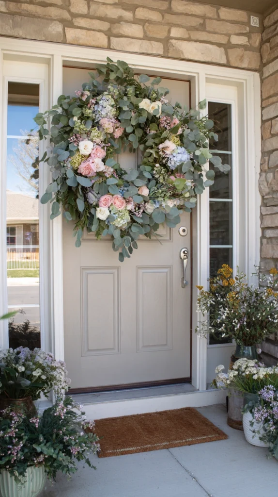 14 Spring Wreath Ideas for a Welcoming Front Door 2 fc 1 1