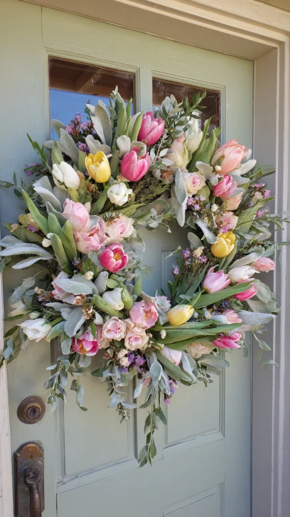14 Spring Wreath Ideas for a Welcoming Front Door 7 fc 6 1
