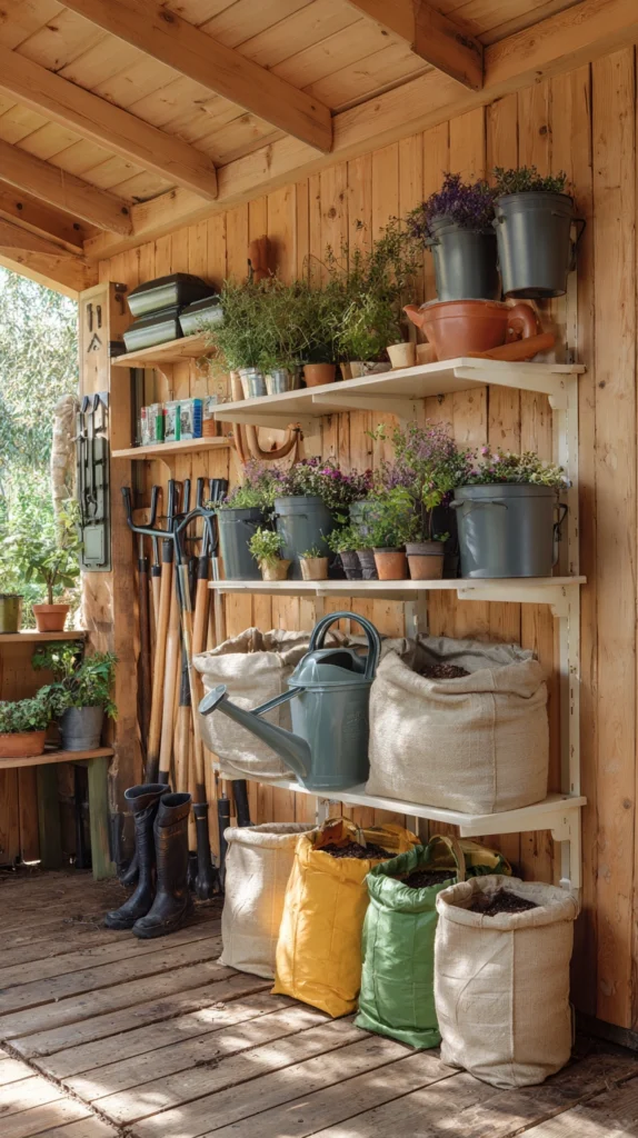 15 Garden Shed Organization Ideas for Spring Planting 5 fv 4