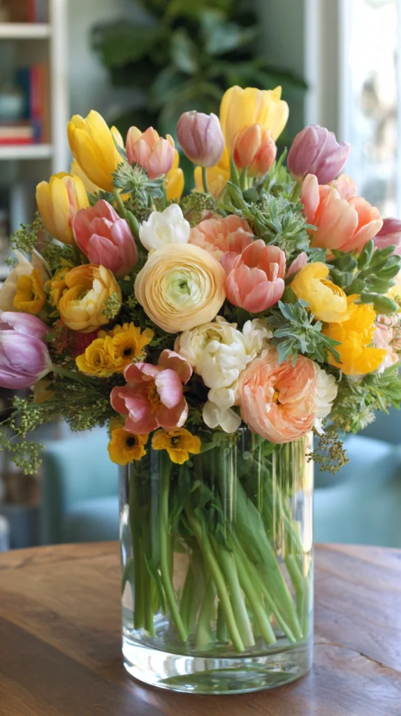 15 Creative Ways to Display Fresh Cut Flowers This Spring 15 hv 14 1