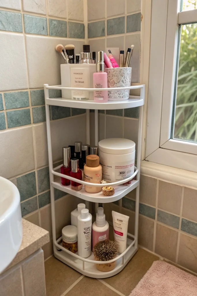 15 Makeup Storage Ideas for Small Bathrooms 14 kn 14