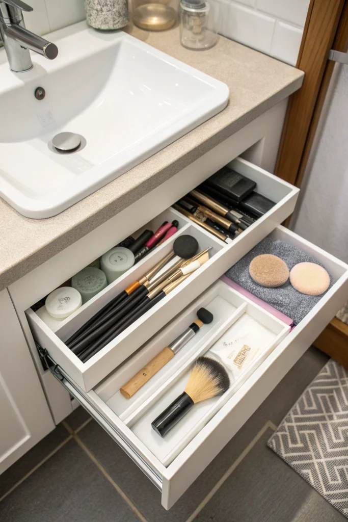 15 Makeup Storage Ideas for Small Bathrooms 8 kn 8