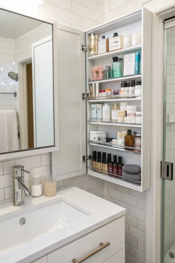 15 Makeup Storage Ideas for Small Bathrooms 9 kn 9