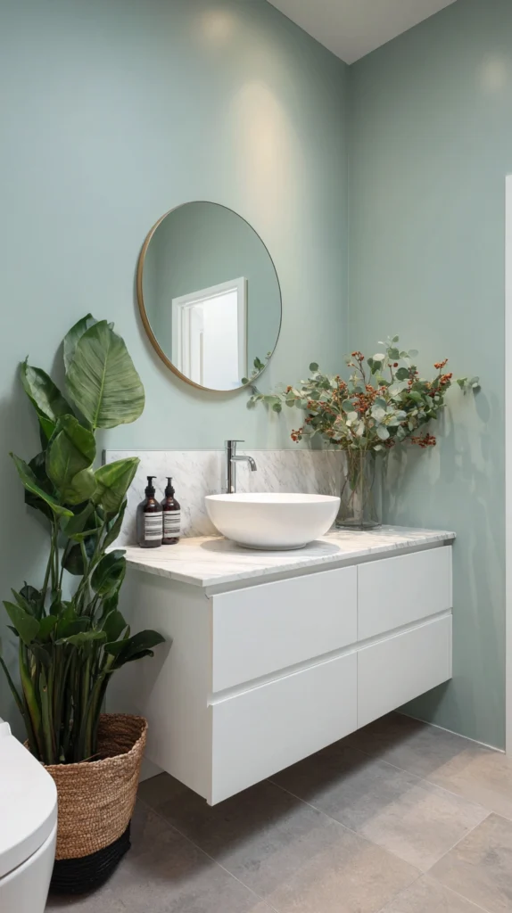 15 Pastel Powder Room Ideas for a Fresh Spring Look 16 mb 15