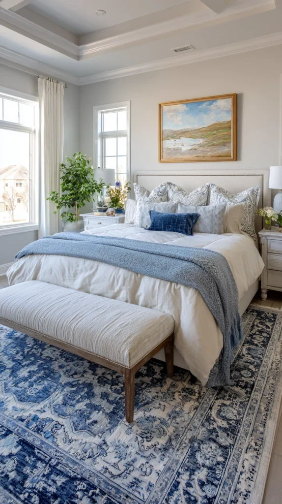 15 Blue and Cream Bedroom Ideas 13 okq 12