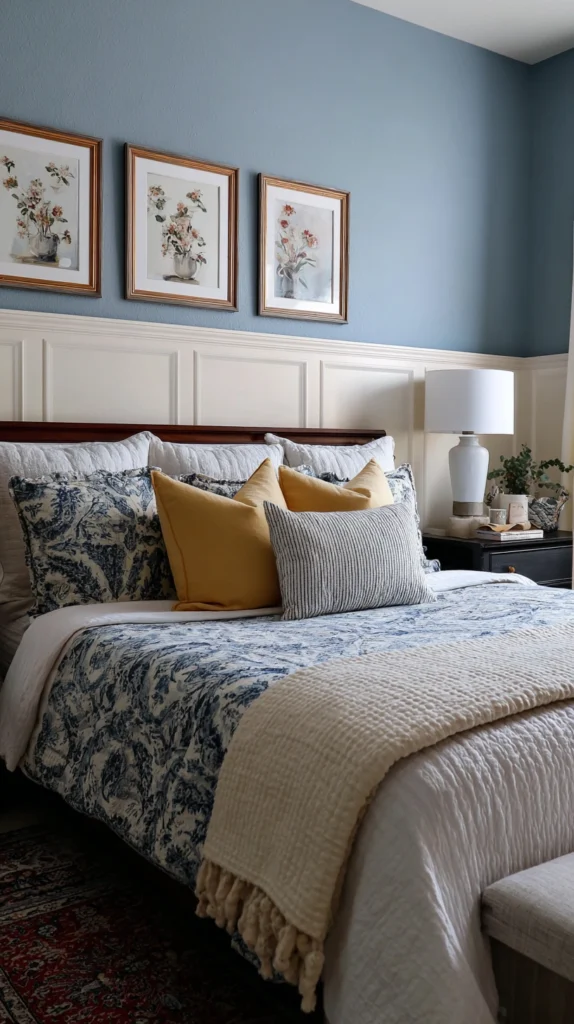 15 Blue and Cream Bedroom Ideas 14 okq 13