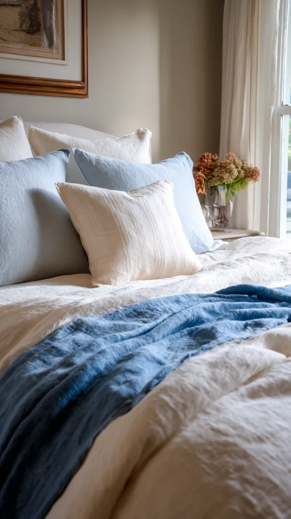 15 Blue and Cream Bedroom Ideas 10 okq 9
