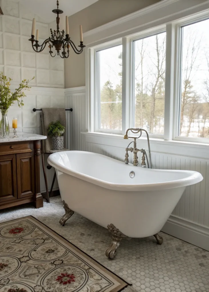 15 Vintage Bathroom Decor Ideas That Feel Timeless and Refined 2 sx 1