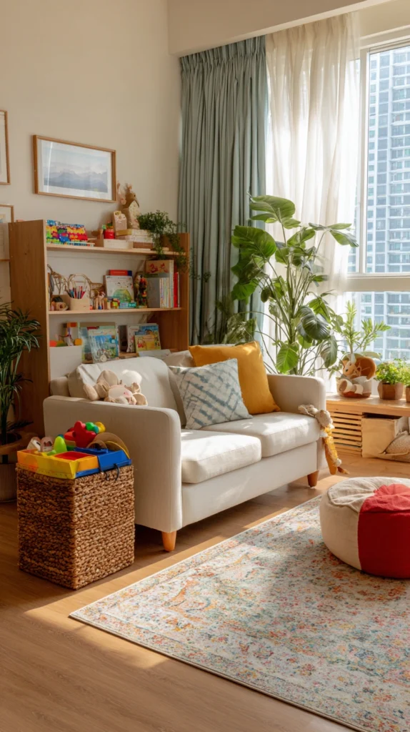15 Kid-Friendly Living Room Decor Ideas for Stylish and Practical Spaces 4 tw 3