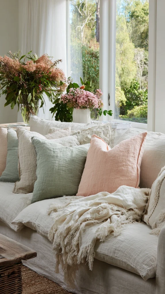 15 Light and Airy Spring Living Room Updates 7 vx 6