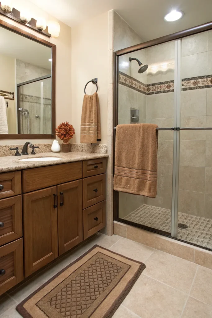 15 Earthy Accent Bathroom Ideas for a Warm, Grounded Space 11 zs 10
