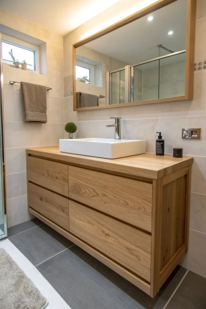 15 Earthy Accent Bathroom Ideas for a Warm, Grounded Space 3 zs 2