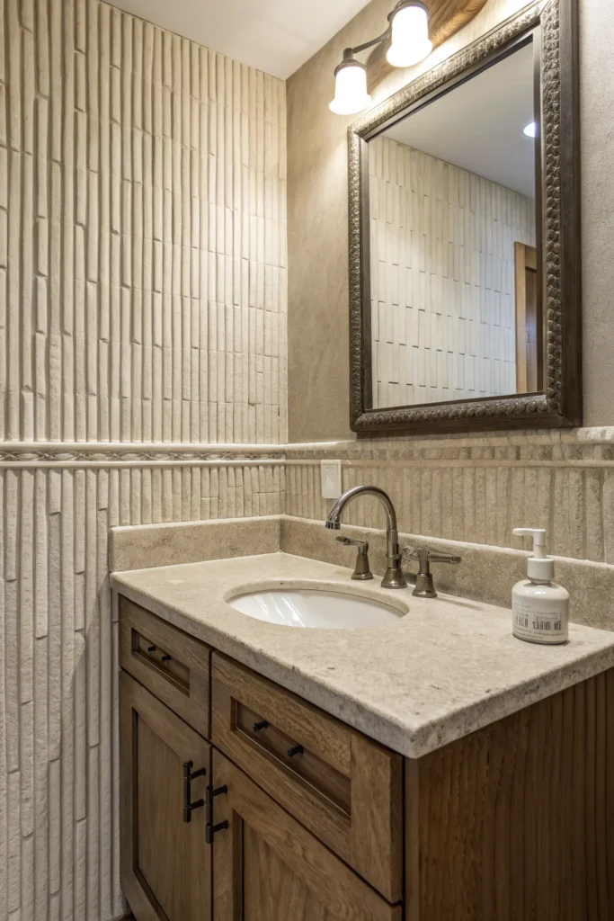 15 Earthy Accent Bathroom Ideas for a Warm, Grounded Space 7 zs 6