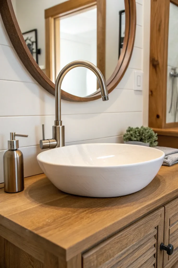 15 Earthy Accent Bathroom Ideas for a Warm, Grounded Space 9 zs 8