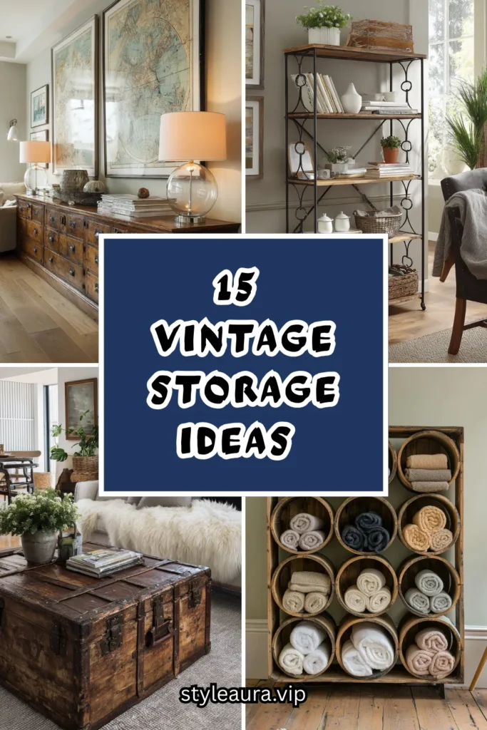 15 Vintage Storage Ideas for a Home Full of Character 1 15 1