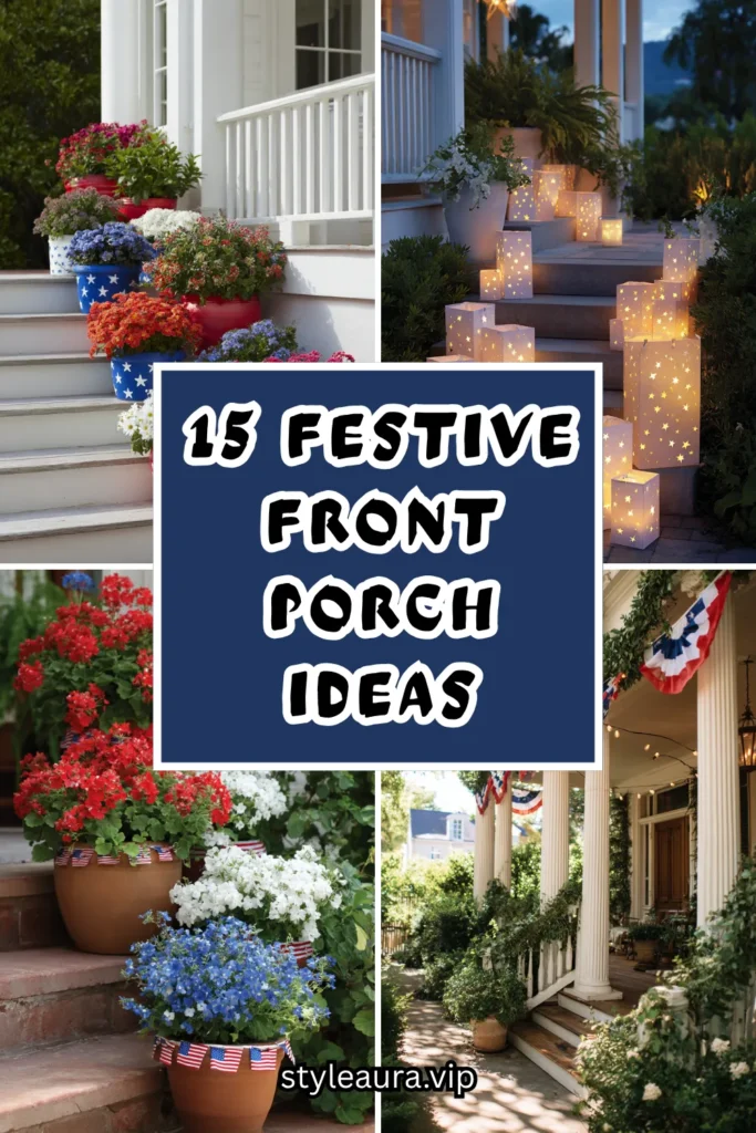 15 Festive Front Porch Ideas for Memorial Day 1 15 11