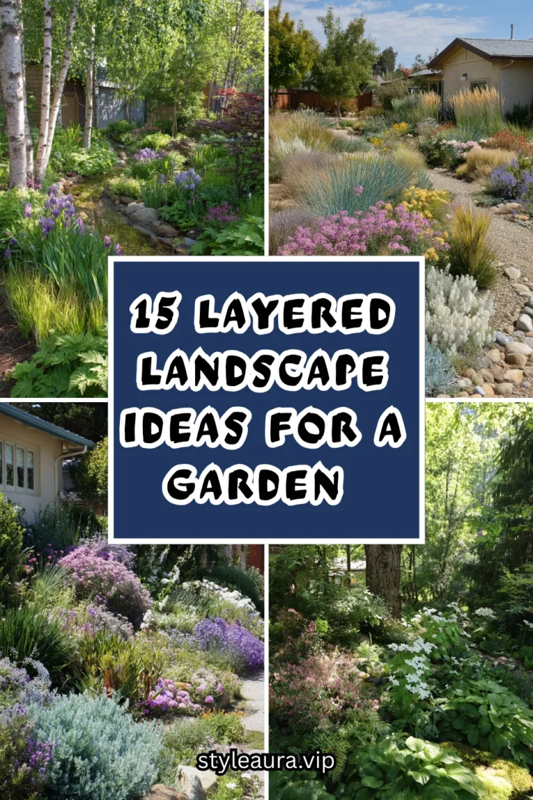15 Layered Landscape Ideas for a Garden With Depth and Beauty
