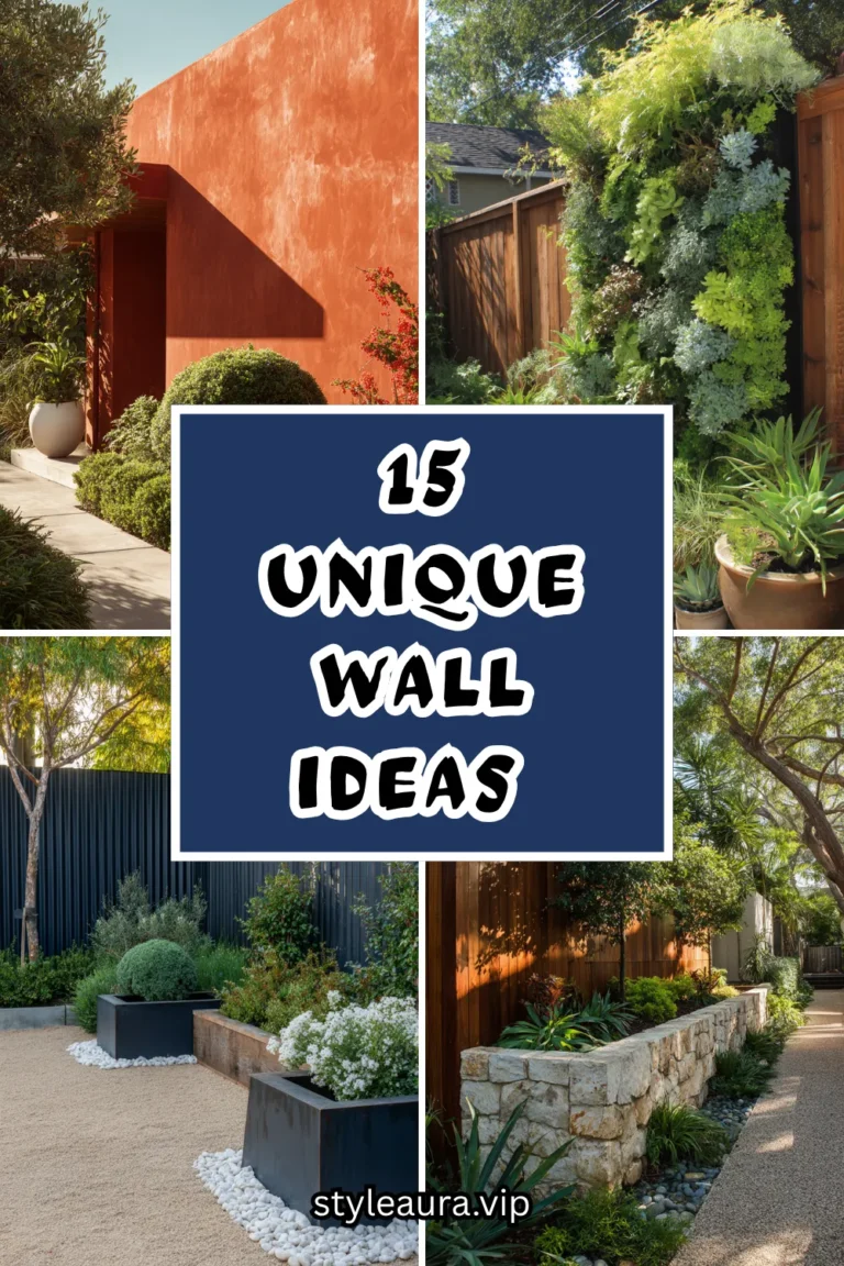 15 Unique Wall Ideas to Redefine Your Property with Style