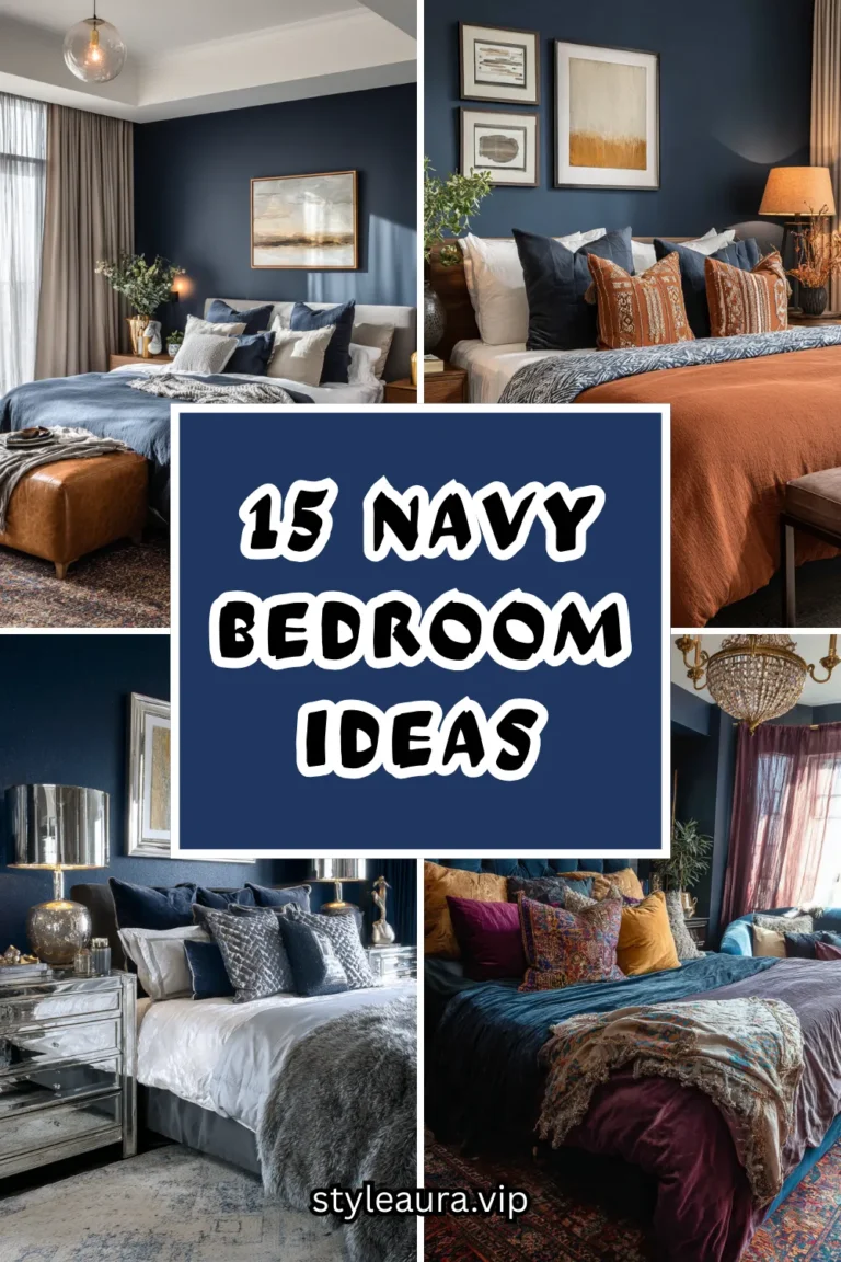 15 Navy Bedroom Ideas for a Deep Moody Sleep Space