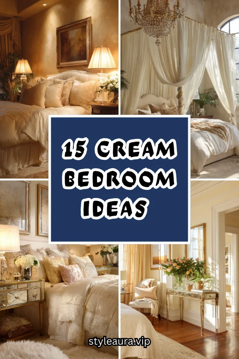 15 Cream Bedroom Ideas for a Soft Luxurious Feel 20 15 Cream Bedroom Ideas for a Soft Luxurious Feel