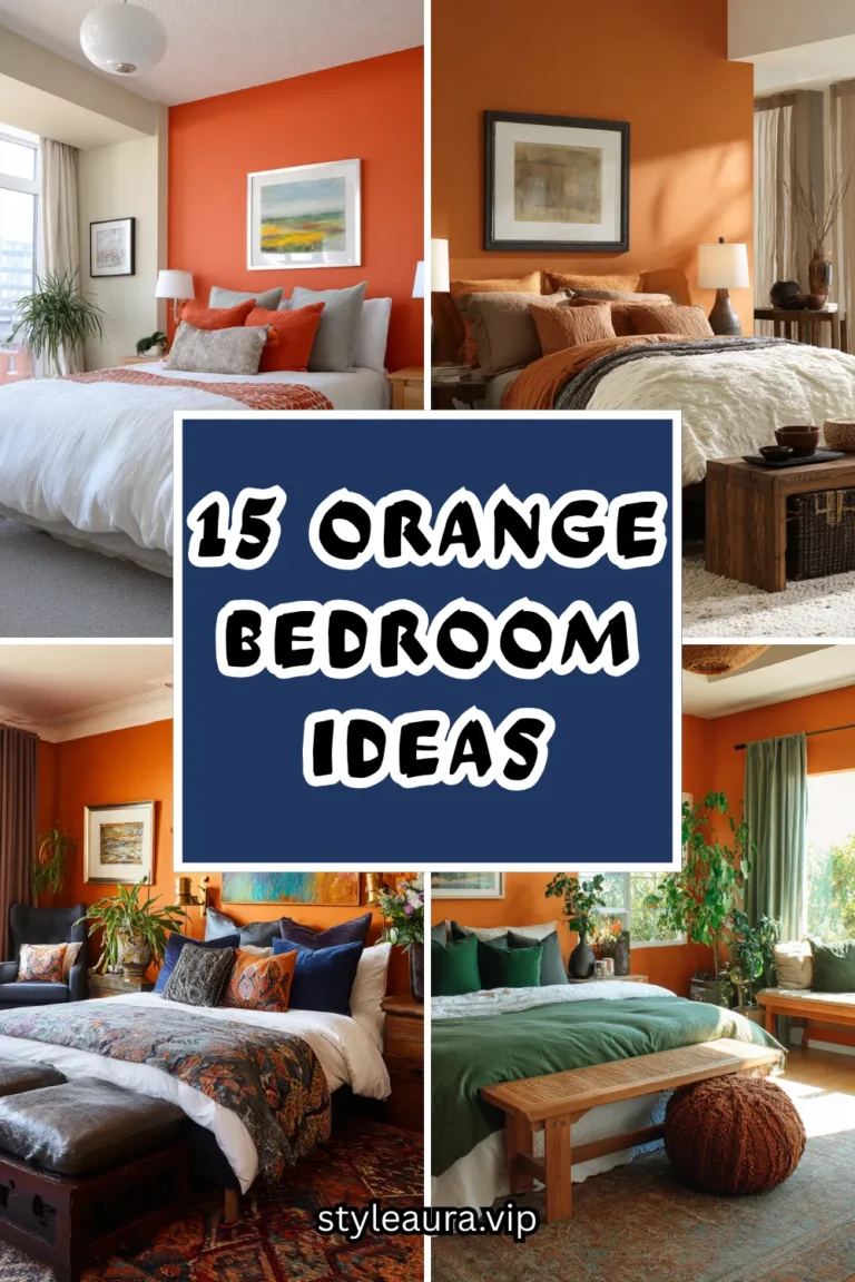 15 Orange Bedroom Ideas for a Bold Cozy Retreat