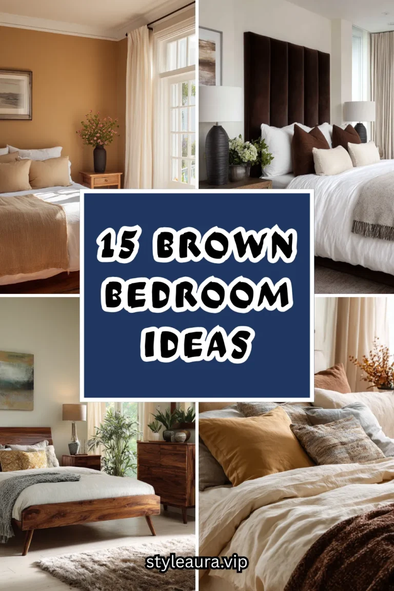 15 Brown Bedroom Ideas for a Rich Warm Atmosphere
