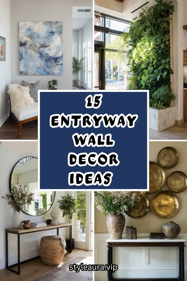 15 Entryway Wall Decor Ideas That Set the Mood