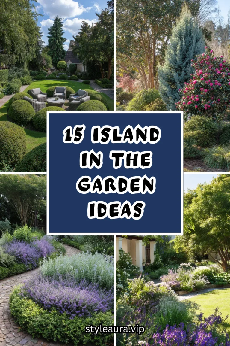 15 Island in the Garden Ideas