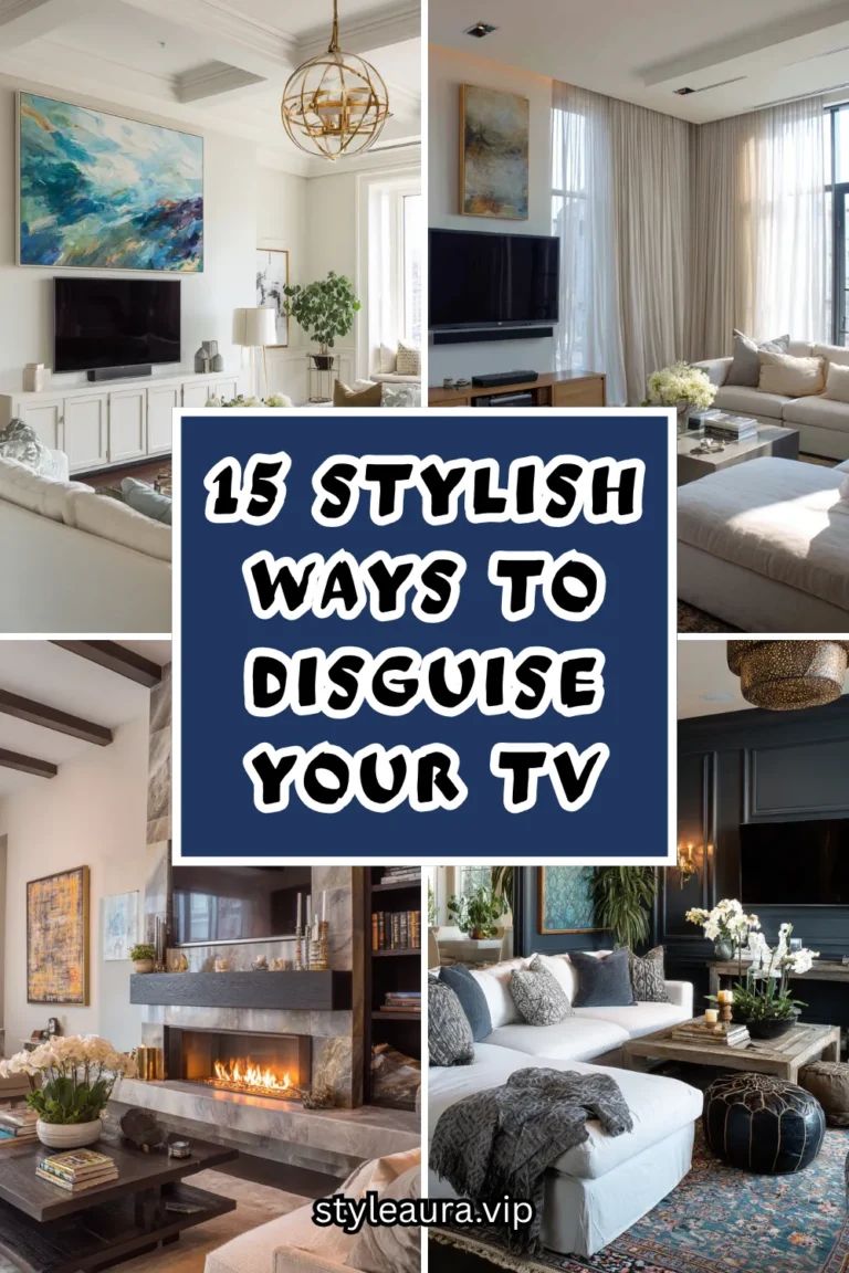 15 Stylish Ways to Disguise Your TV 18 15 Stylish Ways to Disguise Your TV