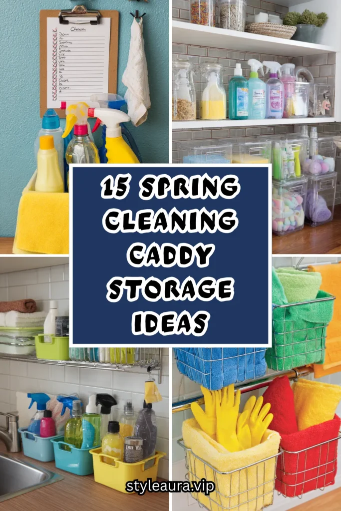 15 Genius Spring Cleaning Caddy Storage Ideas 1 15 55