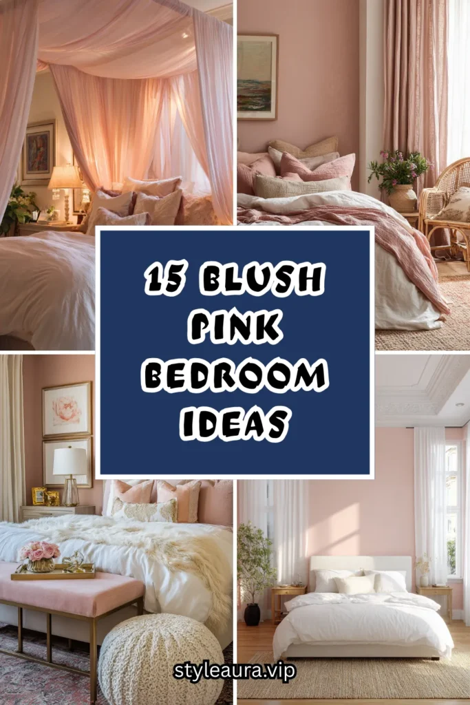 15 Blush Pink Bedroom Ideas for a Soft Romantic Look 1 15