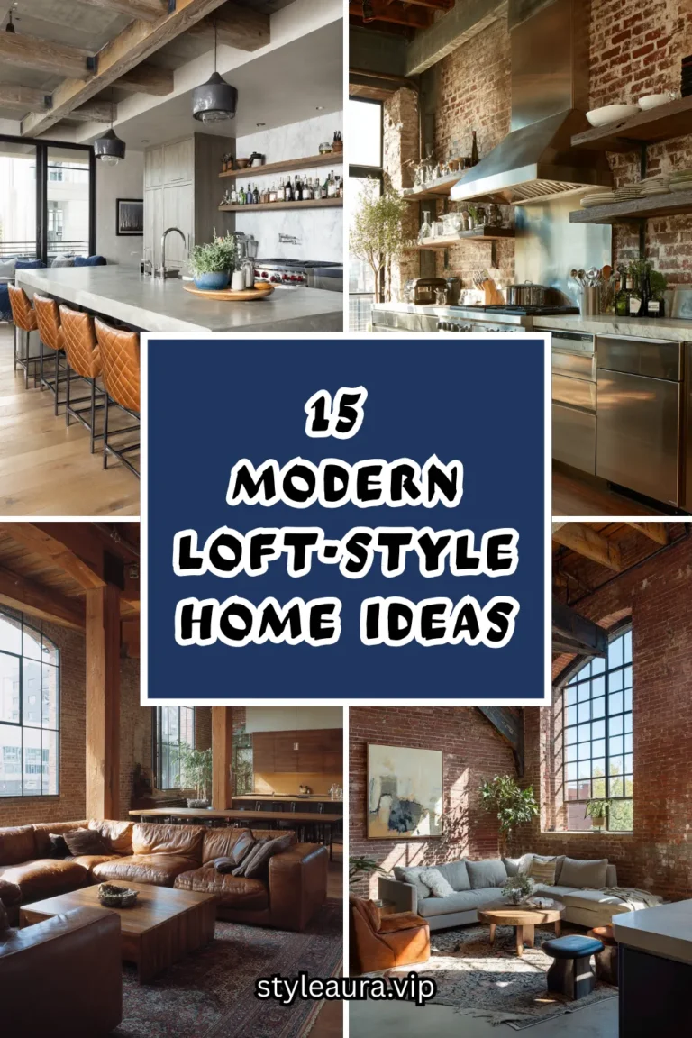15 Modern Loft-Style Home Ideas