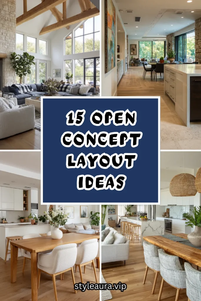 15 Spacious and Balanced Open Concept Layout Ideas 1 15 89