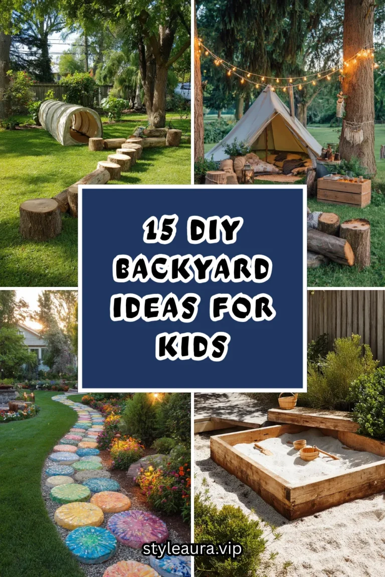 15 DIY Backyard Ideas for Kids That Create Endless Outdoor Fun