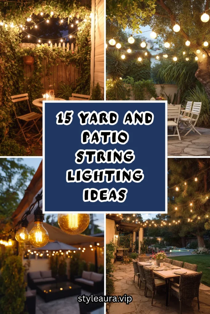 15 Yard and Patio String Lighting Ideas 1 15 98