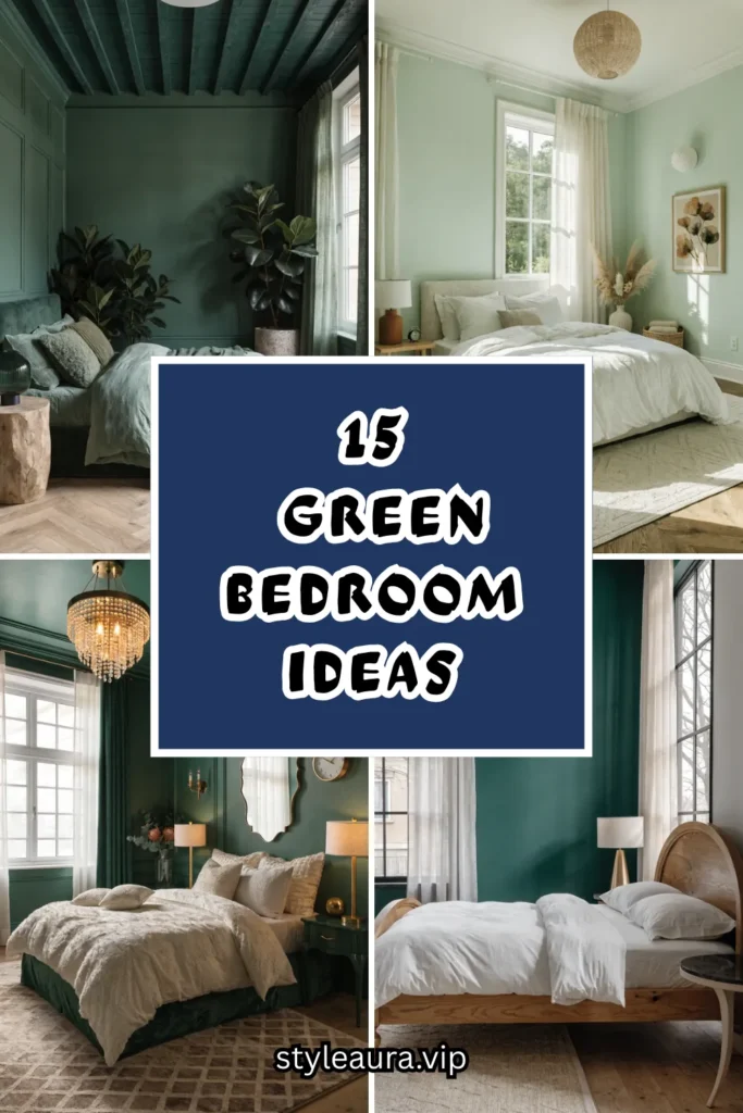 15 Green Bedroom Ideas for a Nature-Inspired Sleep Space 1 15 99 1