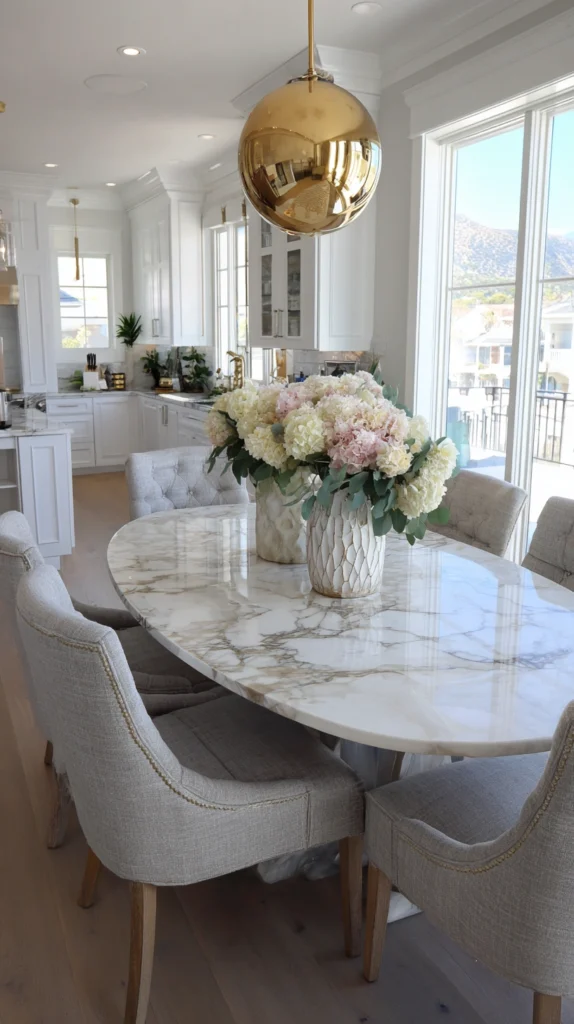 15 Oval Dining Table Ideas for a Soft, Elegant Look 2 df 1