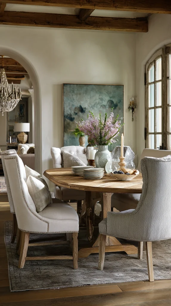 15 Oval Dining Table Ideas for a Soft, Elegant Look 7 df 6