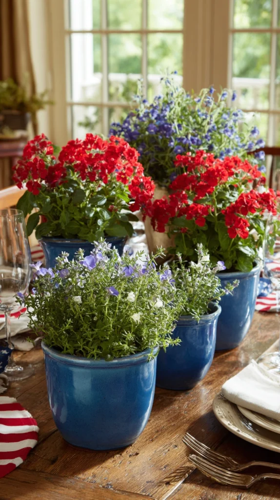 15 Festive Dining Table Centerpiece Ideas for Memorial Day Celebrations 16 dw 15