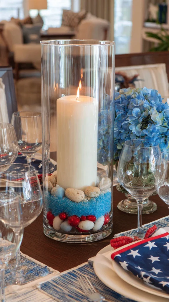 15 Festive Dining Table Centerpiece Ideas for Memorial Day Celebrations 4 dw 3
