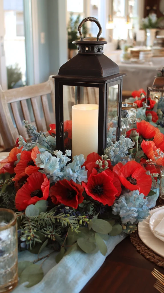 15 Festive Dining Table Centerpiece Ideas for Memorial Day Celebrations 7 dw 6
