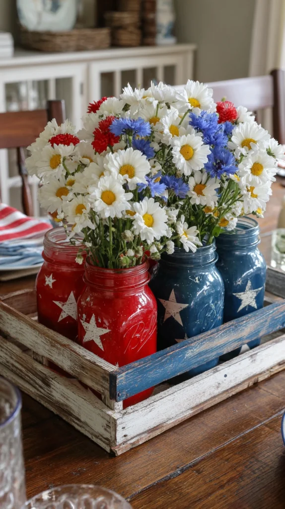 15 Festive Dining Table Centerpiece Ideas for Memorial Day Celebrations 10 dw 9