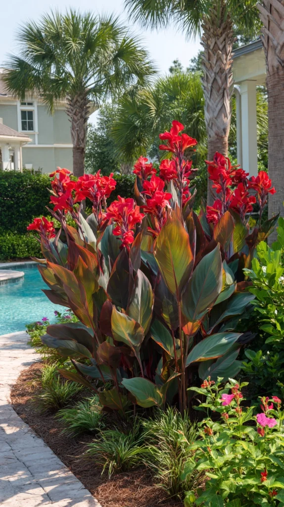 15 Spring Poolside Flower Ideas for a Colorful Surround 12 ew 11