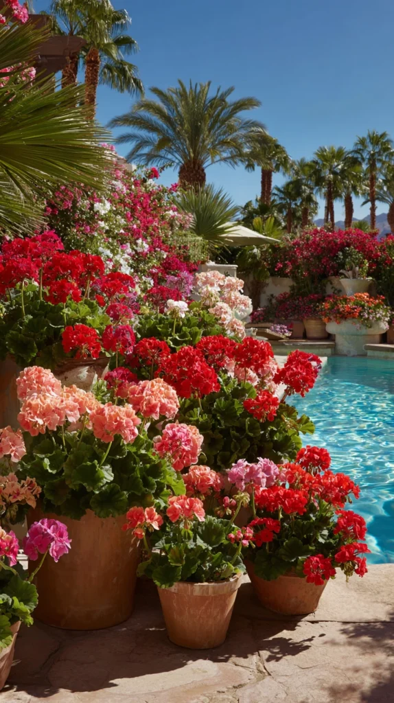 15 Spring Poolside Flower Ideas for a Colorful Surround 4 ew 3