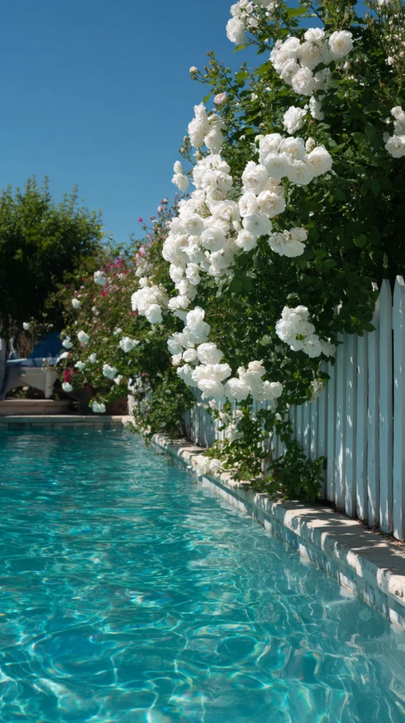 15 Spring Poolside Flower Ideas for a Colorful Surround 5 ew 4