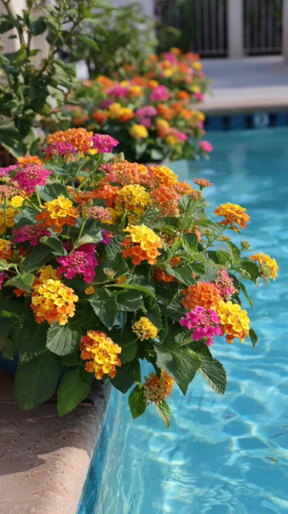 15 Spring Poolside Flower Ideas for a Colorful Surround 8 ew 7