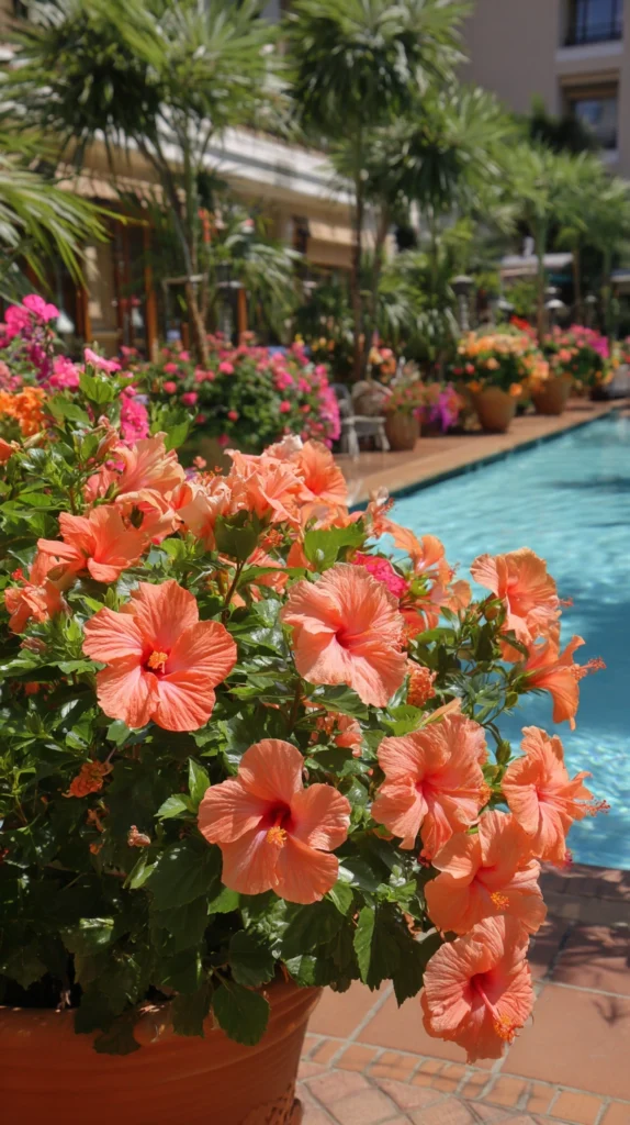15 Spring Poolside Flower Ideas for a Colorful Surround 10 ew 9
